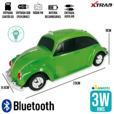 Caixa de Som Bluetooth Fusca WS-1939 Xtrad - Verde